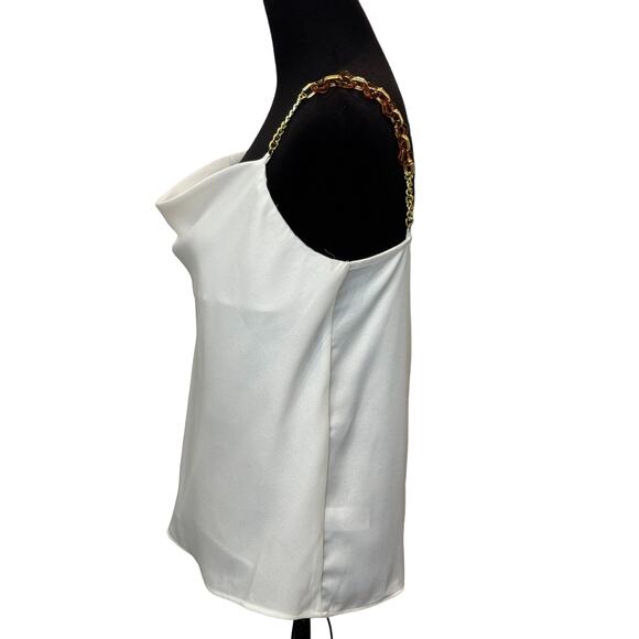 New ~ RIVER ISLAND ~ Cowl Neck Chain Strap Camisole 4 - Picture 5 of 8